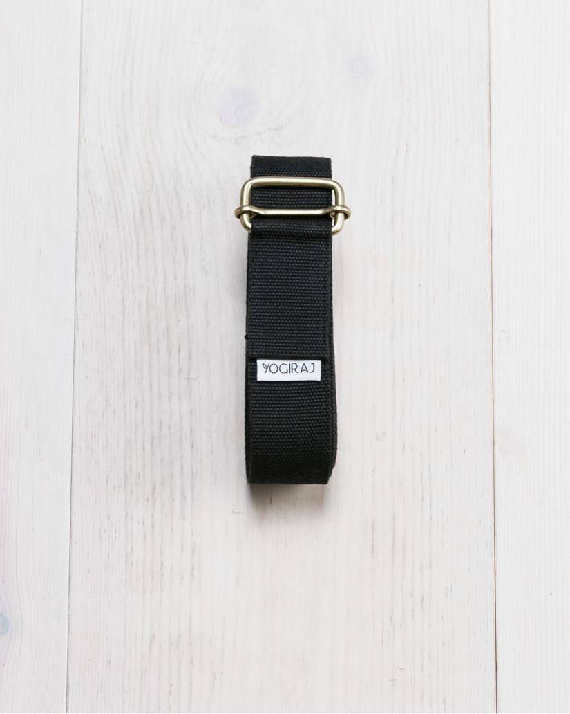 Yogabälte Yoga belt long, Midnight Black - Yogiraj
