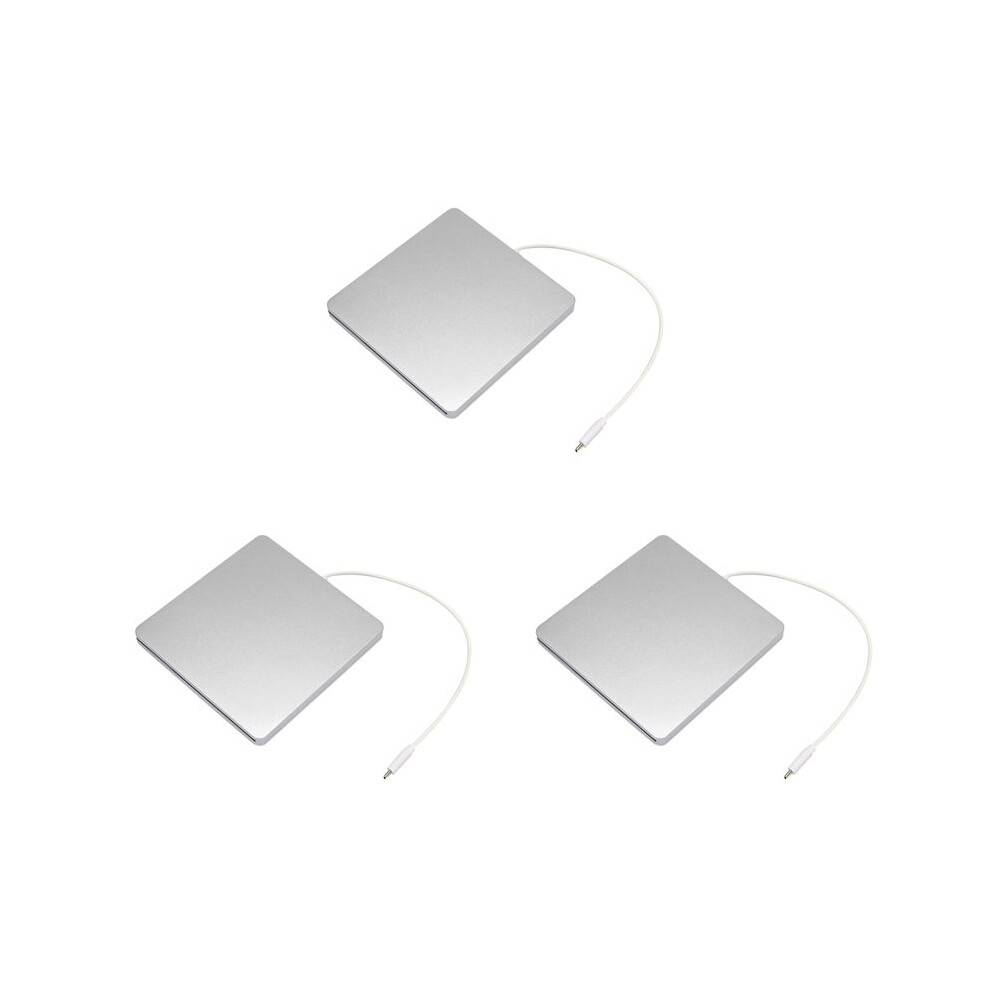 3X USB-C Superdrive DVD CD Drive External Rewriter Type-C DVD/CD Burner Laptop DVD Drive Support Windows8/7/ OSX