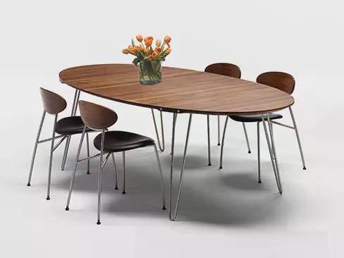 GM 6650 Ovalt spisebord L: 240 cm - Naver Collection
