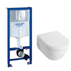 Villeroy & Boch Subway 2.0 vägghängt toalettpaket, vit