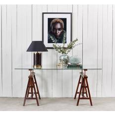 Trestle skrivebord noble newport brown