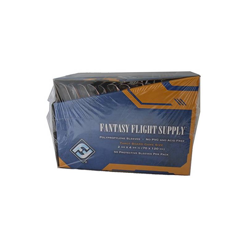 500 Fantasy Flight Games Tarot Size Board Game Sleeves - 10 Packs +...