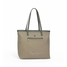 Pepe Jeans för kvinnor. 7957531 Corin brun handväska (OSFA), Casual, Polyester - Brun, Läder (OSFA)