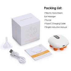 Electric Steam Eye Massager Eye Mist Sprayer for Dry Eyes Reduce Eyes Strain Vibration Atomization Home Smart Eye Care Nebulizer