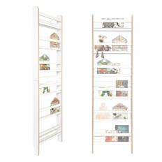 MAMOI® Barnbokhylla – boklåda, barnbokhylla, bokhylla för barnrum, bokbänk, vägghylla, Montessori barnmöbler, barnhylla och bokhylla för små barn.