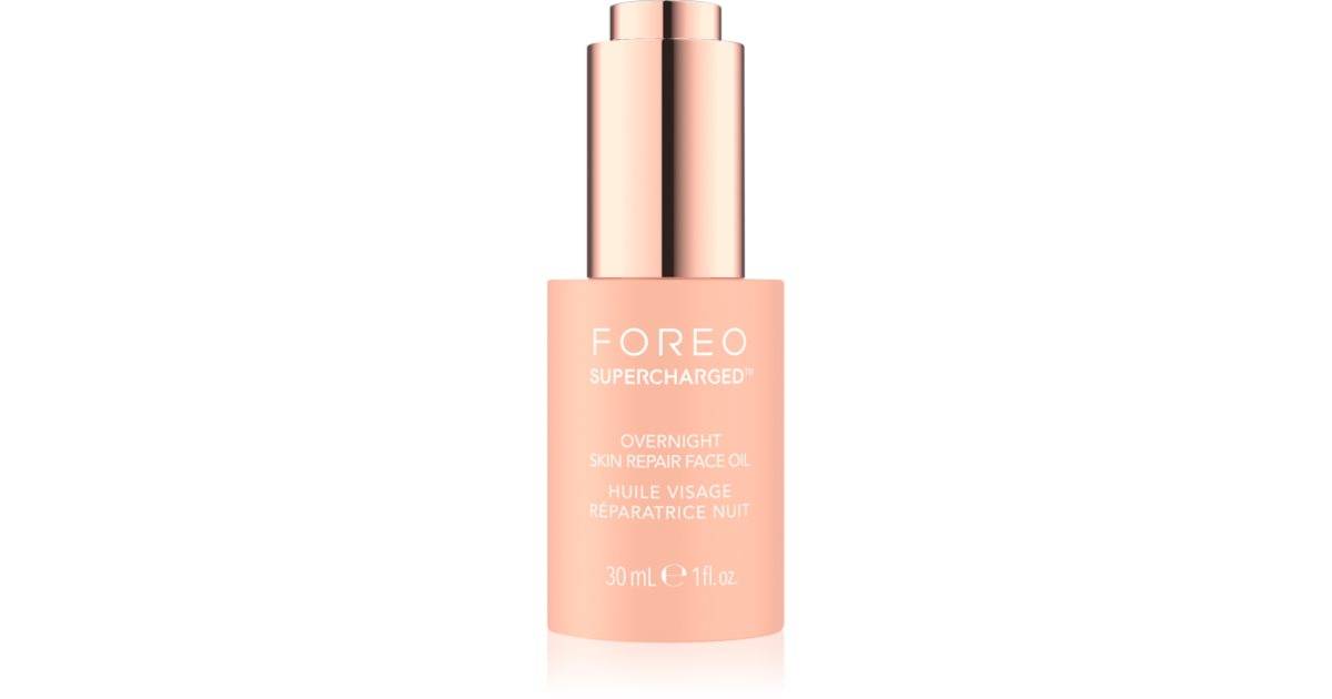 Foreo Supercharged Overnight Skin Repair Föryngrande Ansiktsolja För Natten 30 Ml