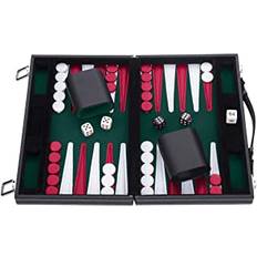 Engelhart-250514- Backgammon 11 ", filt och toppstickat konstläder - 30 cm