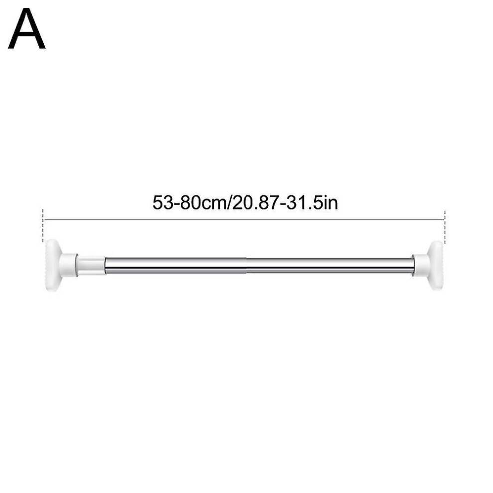 Non Punching Telescopic Rod Multifunctional Shower Curtain Rod Mini Rod