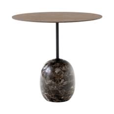 Lato LN9 Table - Walnut/Emparador marble