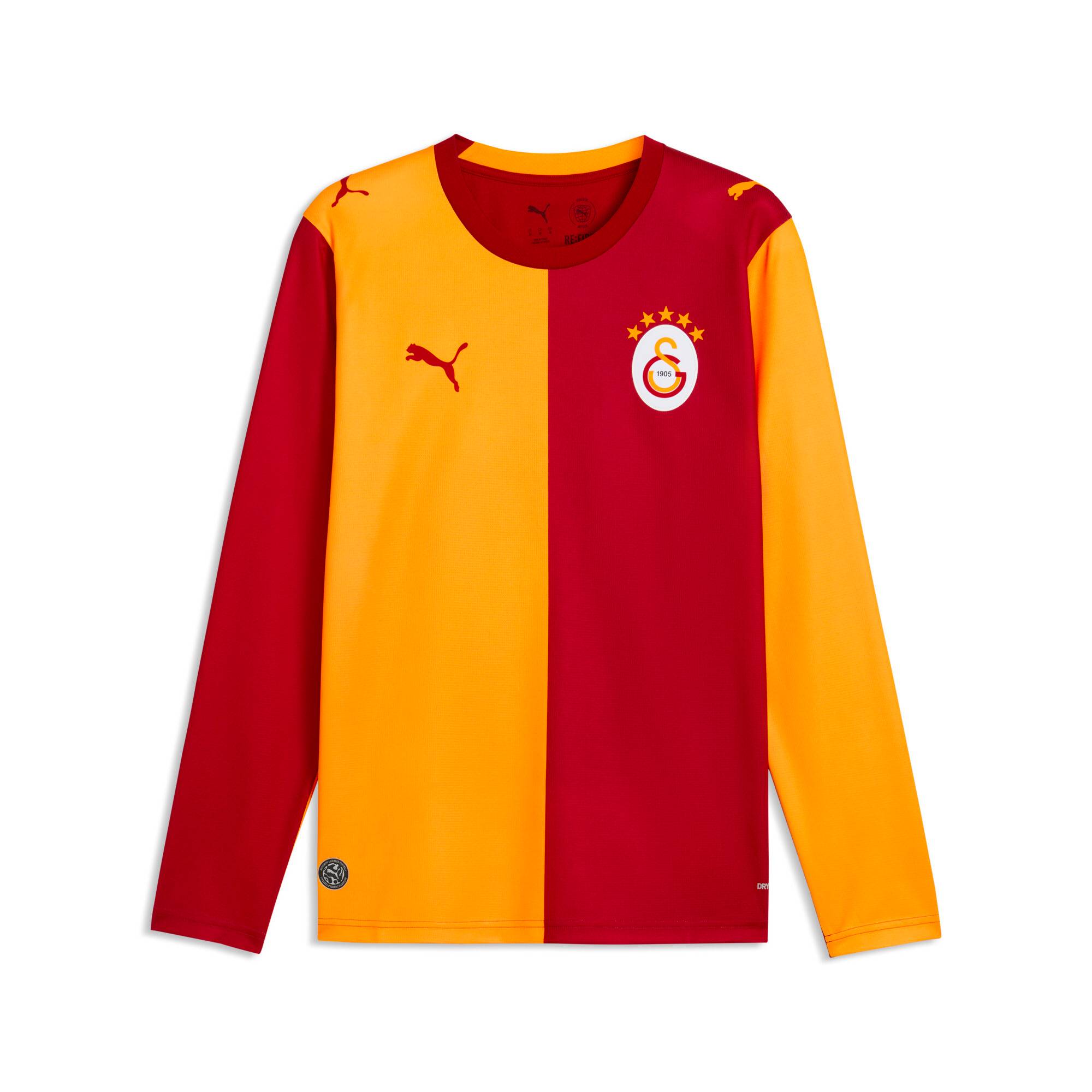 PUMA Galatasaray S.K. 26/27 Home Long Sleeve Jersey Men, Sports, Dark Cherry/Summer Sunset, 3XL