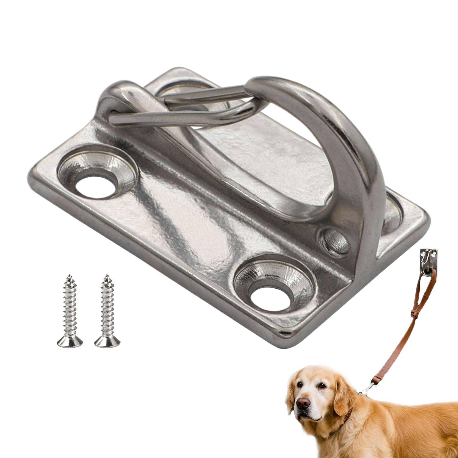 Hake för hundkoppel för vägg Utomhus Hundkoppel Parkeringskrokar Rostfri Klädhängare Husdjursaccessoarer För Parkering Pälsvård