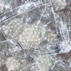 6cm X 4cm Faux Pearl Squishy Ball, Mjuk stressavlastande klämleksak, Bärbar Fidget Ball, Kreativ present till nyår, Vårfest, Påsk, Jul, Squishy, Taba - pärlfärg (Multi-size)