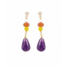 Elsie big Earrings Gold