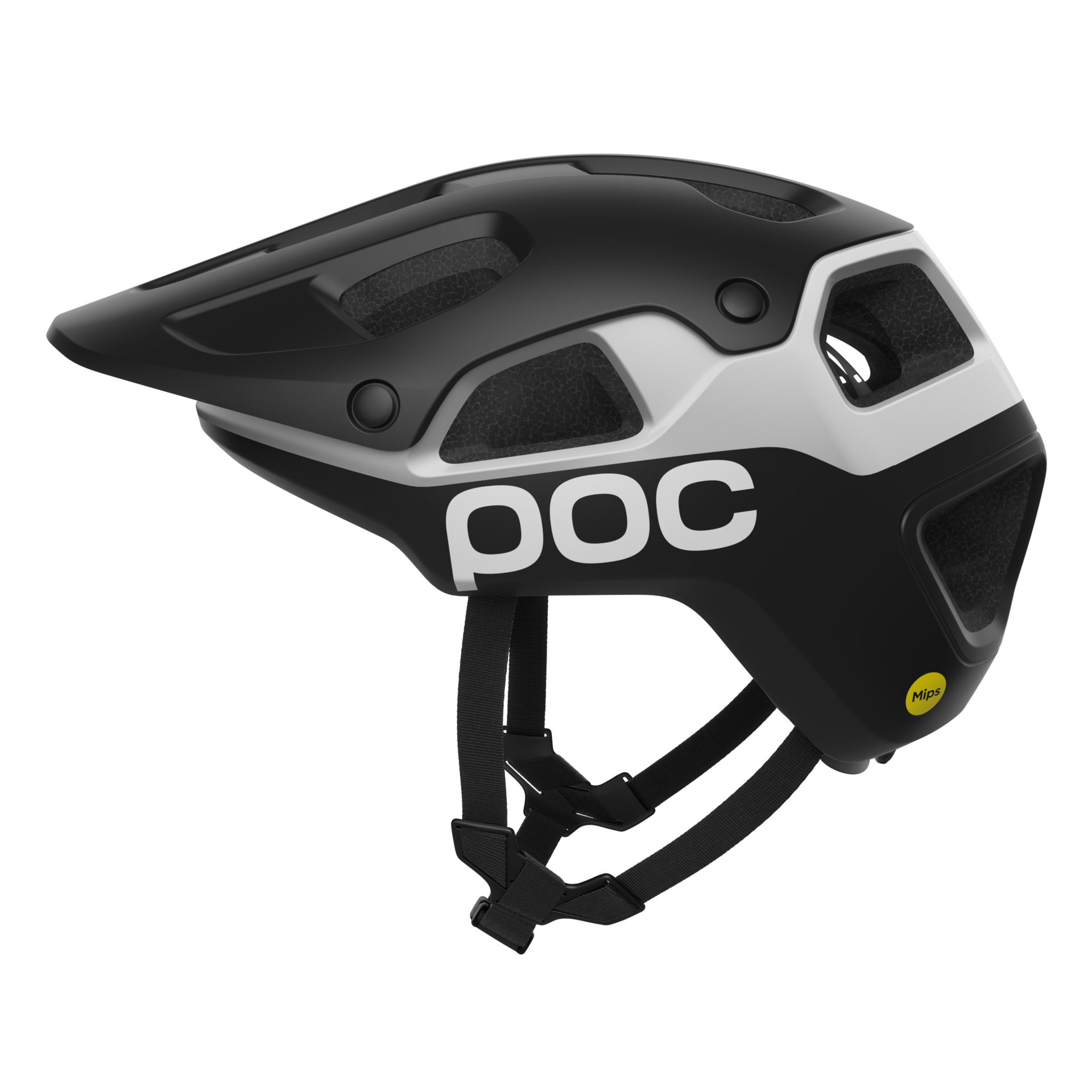 POC Cularis Pure Hjälm Uranium Black M./Hydrogen White, Str. S - Svart/Vit (S)