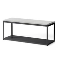 HAY - New Order Bench Combination 150 Charcoal / Remix 123 - TV-bänkar - Stefan Diez - Metall/Textilmaterial