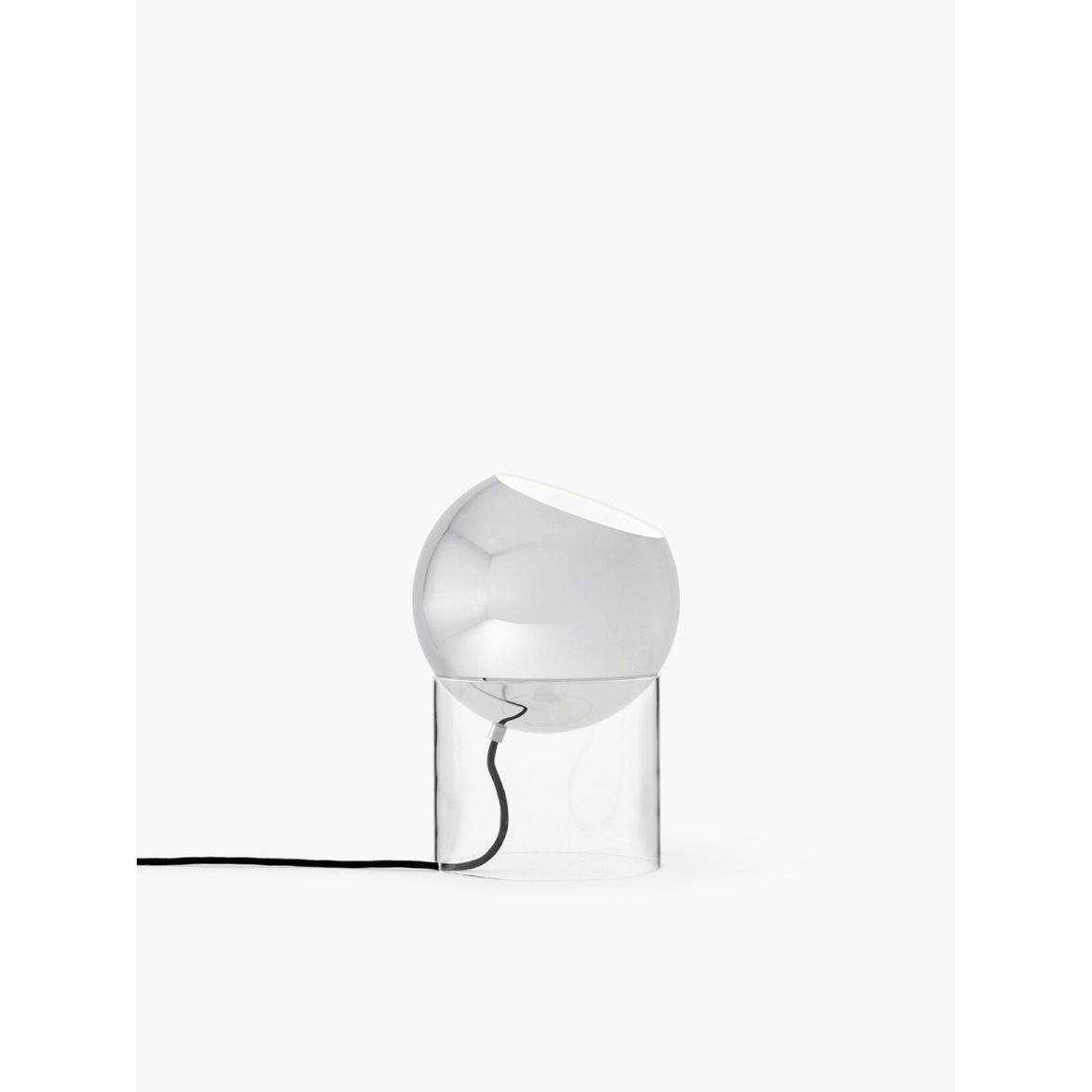 &tradition Topan Bordslampa VP13 Clear acrylic base Chrome-plated