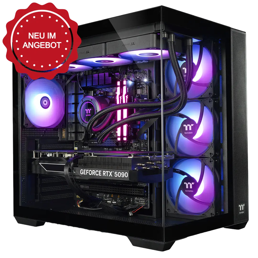 Purple Greatwyrms RTX 5090 Black LCGS Gaming PC