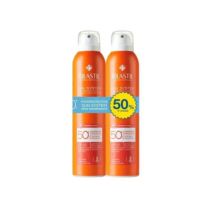 Rilastil Sun System Tocco Secco SPF50 2x200ml — Solare corpo