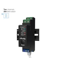 · Pro · Pro 2PM · Relais · max. 25A · 1 Phase · 2 Kanäle · DIN · Messfunktion · WLAN · LAN · BT