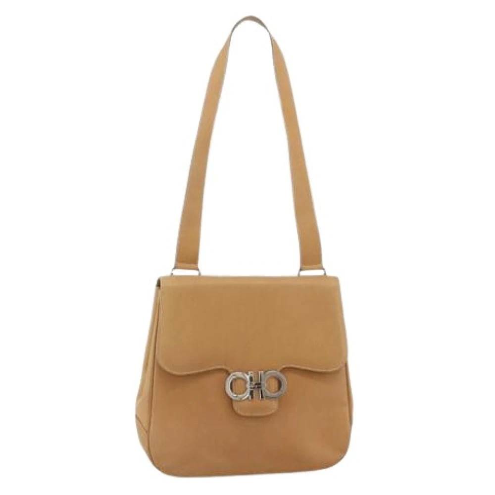 Salvatore Ferragamo Pre-owned - Pre-owned Axelremsväska Vintage - Dam - ONE Size - Läder