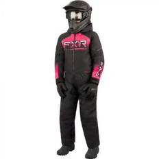 FXR Recruit Monosuit Ungdom 24 Black/Fuchsia/Fade