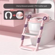 TEMU Child Potty Training Toilet, Foldable Step Stool Baby Commode, Portable Kids' Ladder Seat With No Cushion