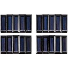 20 stk. Mini Solcellepanel Nye 0,5V 100MA Solfotovoltaiske Paneler Batteriladermodul DIY 53 x 18 2,5 mm