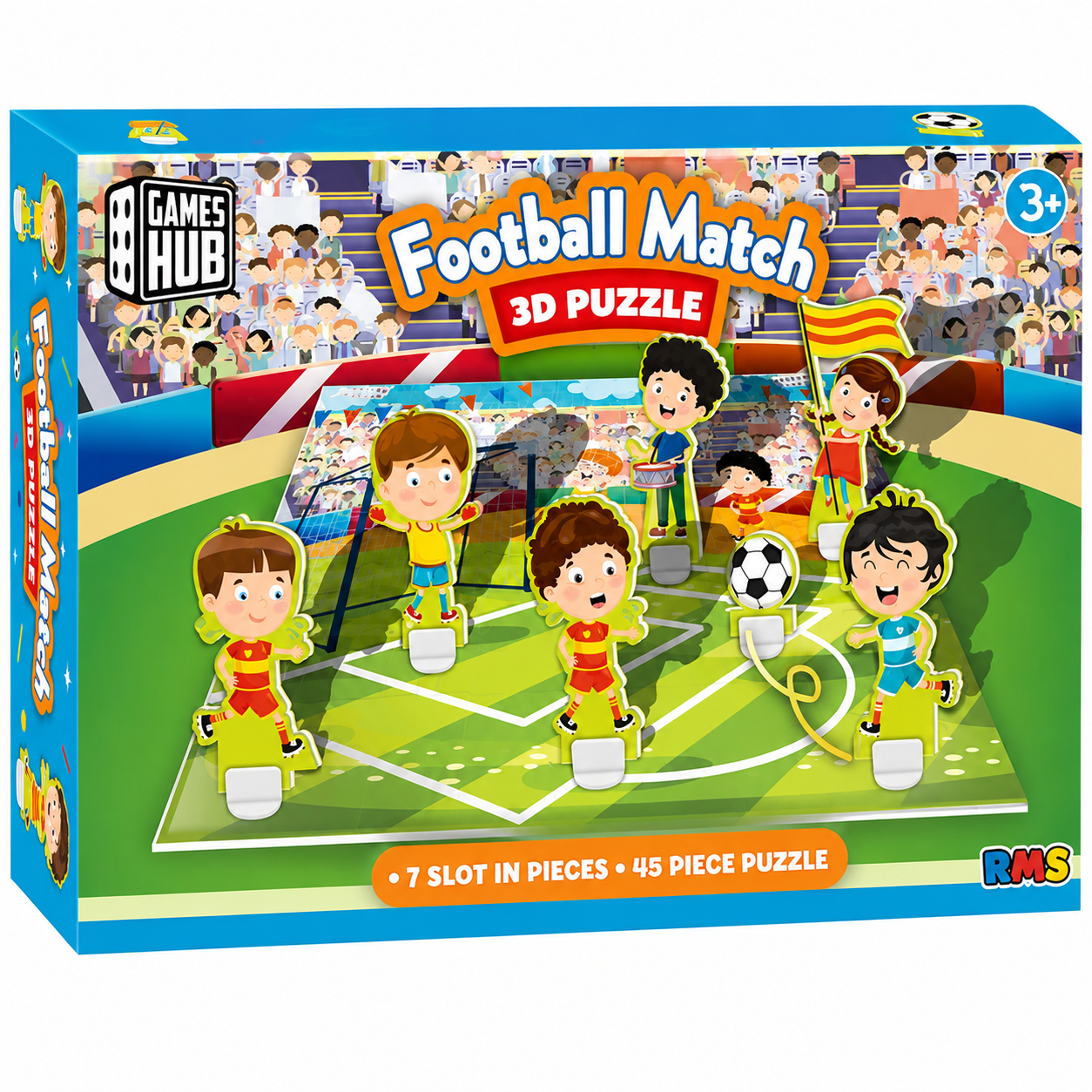 Fodbold 3D puslespil.