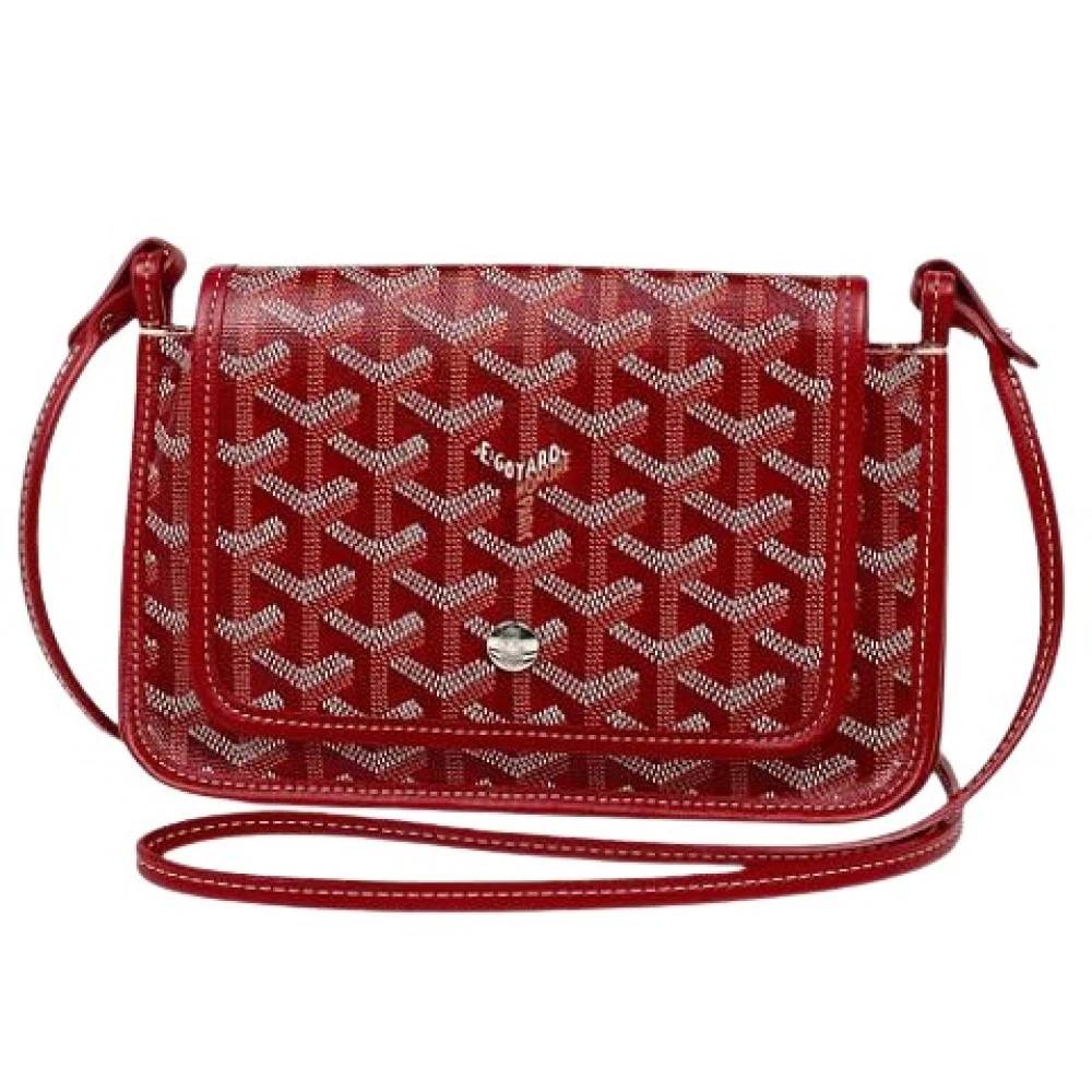 Goyard Vintage Pre-owned Canvas skuldertasker - Vintage - Dame - Rød - ONE SIZE - Uld