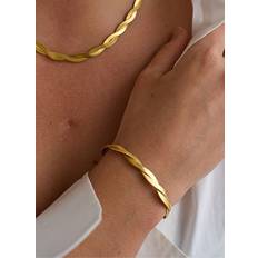 Gold Waterproof Braid Bracelet - ONESIZE