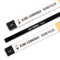 King Leonidas Beard Pencil Filler för män (svart), vattentät skäggliner-penna för markering och detaljering av fläckiga skägg, mäns skäggformare och -definierare