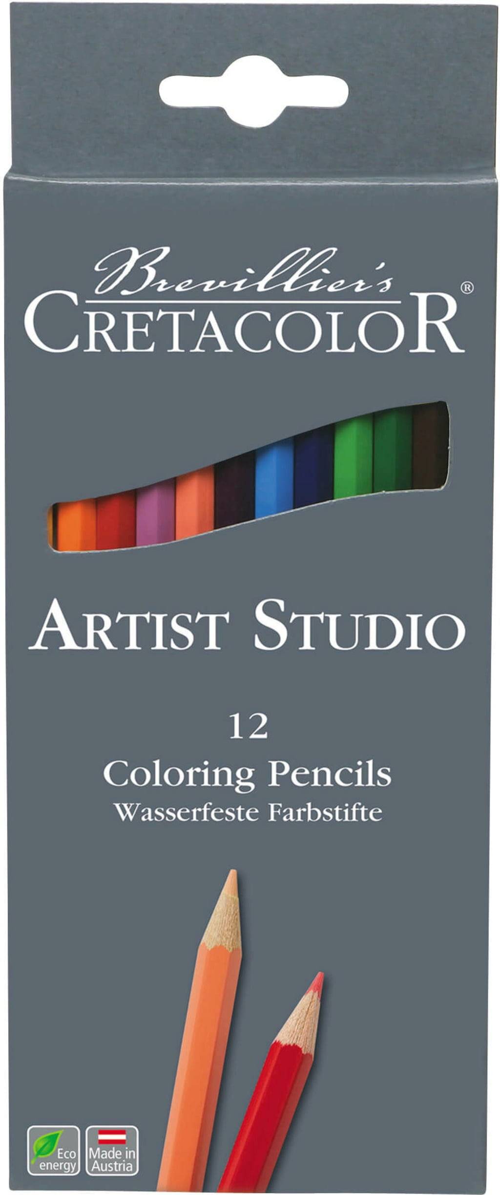 Cretacolor Artist Studio Färgpennor, 12 st.