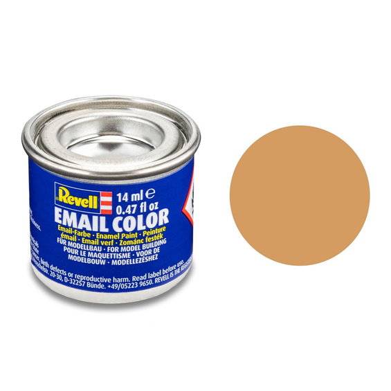 Revell hobbyfärg 14 ml - 17 African brown / mat - Brun