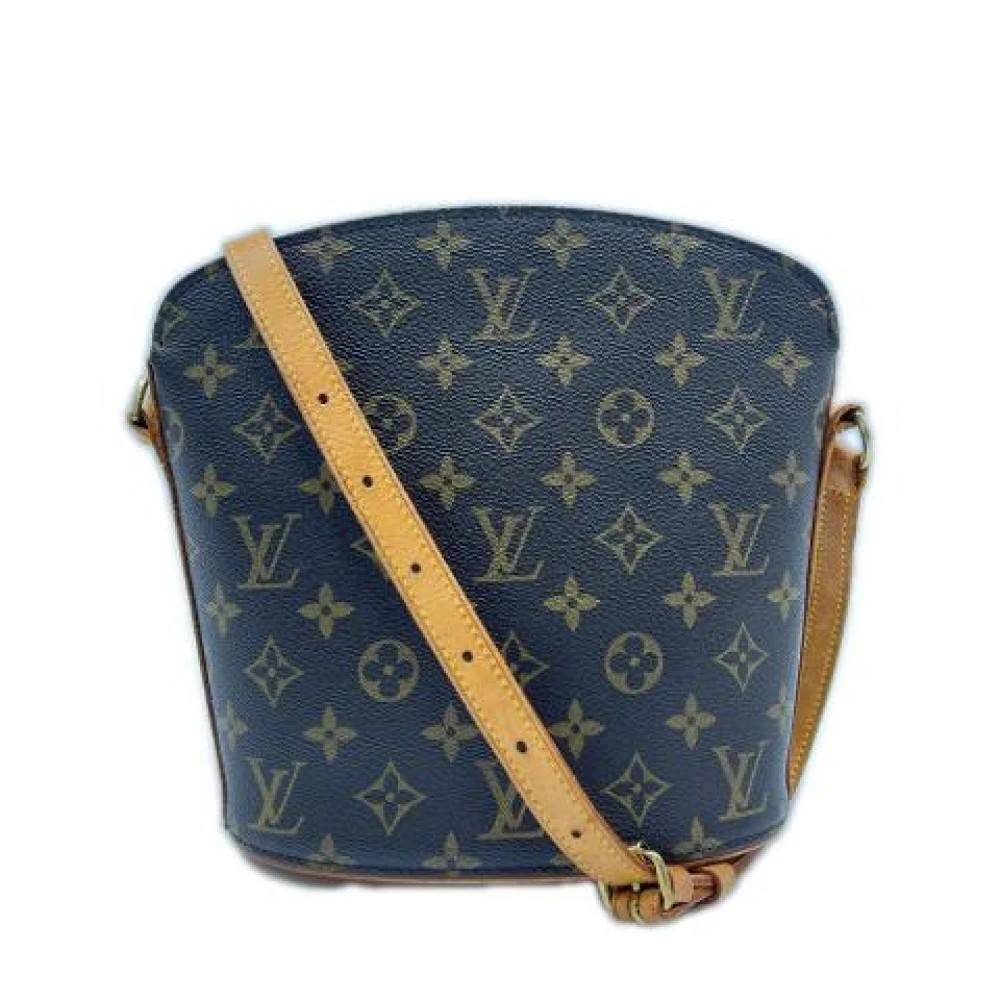 Louis Vuitton Vintage Pre-owned Monogram Skuldertaske - Vintage - Dame - Brun - ONE SIZE - Uld