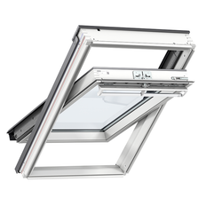 Velux Vippevindue GGL 2068 Hvidmalet træ indvendigt-UK08 - 134x140