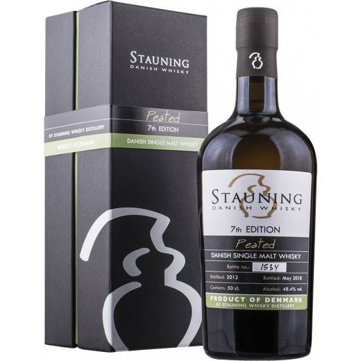 Stauning Peated 7th Edition 2018 Danish Single Malt Whisky 48,4% 50 cl.