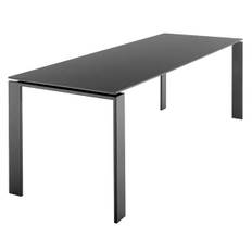 Kartell Four Bord - 190x79cm - Sort / Hvid