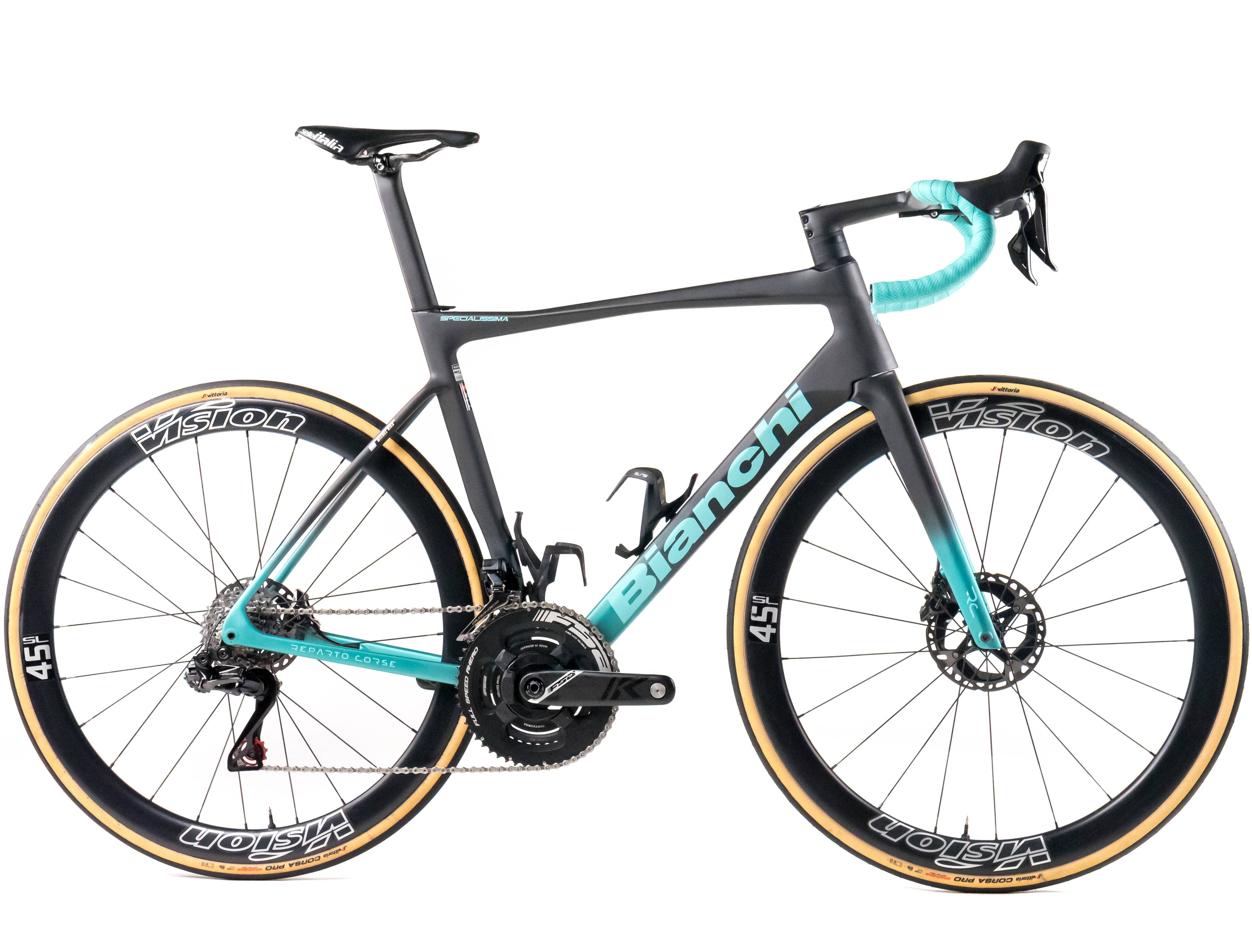 Bianchi Specialissima RC 2024 Team Team Arkéa - B&B Hotels Miche Ries size 57 Shimano Dura-Ace Di2 2x12sp - Bikeroom / 57 / Team Arkéa - B&B Hotels