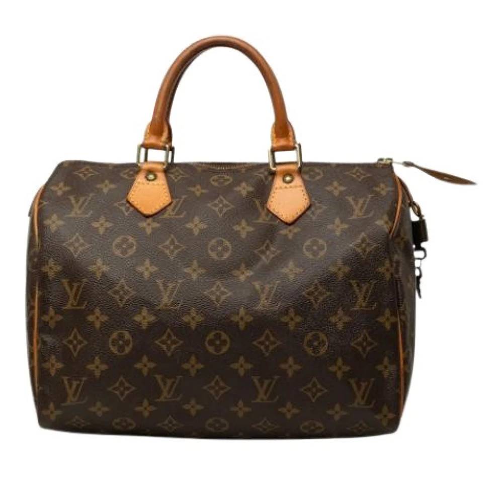Louis Vuitton Vintage Pre-owned Speedy 30 - Vintage - Dame - Brun - ONE SIZE - Læder