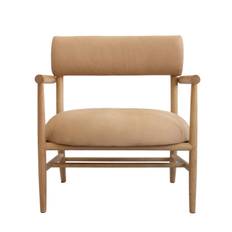 101 Copenhagen - Nama Loungestol Nubuck från Sleepo - Beige ((LxDxH): 71 x 69 x 73,5 cm)