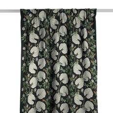 Kärrleken Svart/Grön Gardin Arvidssons Textil