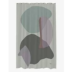 Mette Ditmer GALLERY shower curtain - Duschdraperier - FROST GREEN / multi