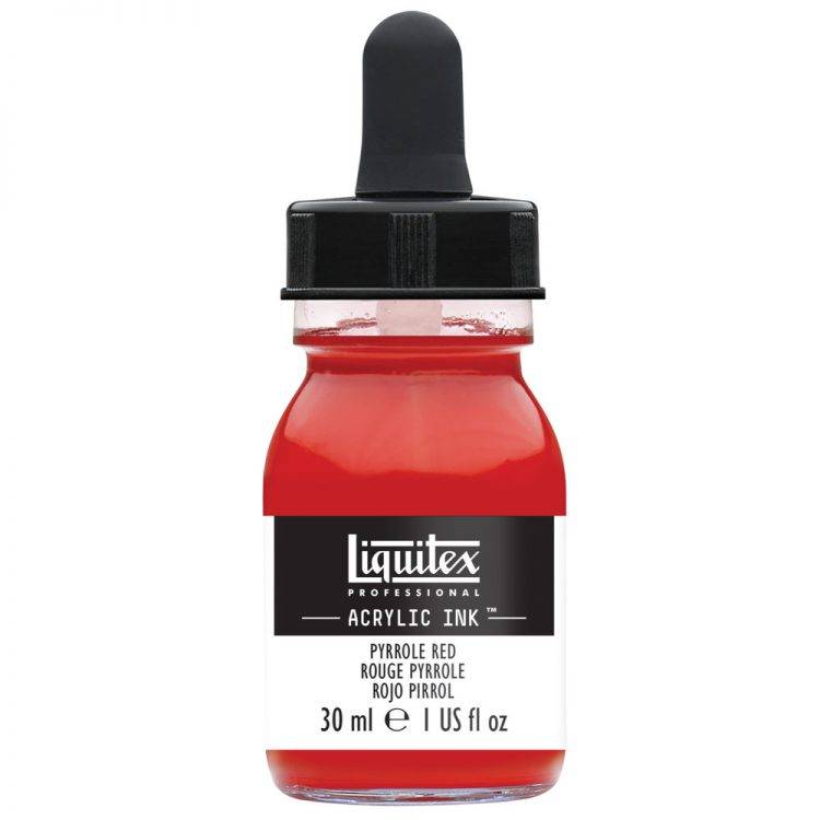 Acrylic Ink: Pyrrole Red (30ml)