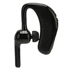 Rankomu Single Ear Bluetooth öronsnäcka Bluetooth öronsnäcka handsfree, brusreducering ett öra Bluetooth-headset med batteridisplay för sport, svart