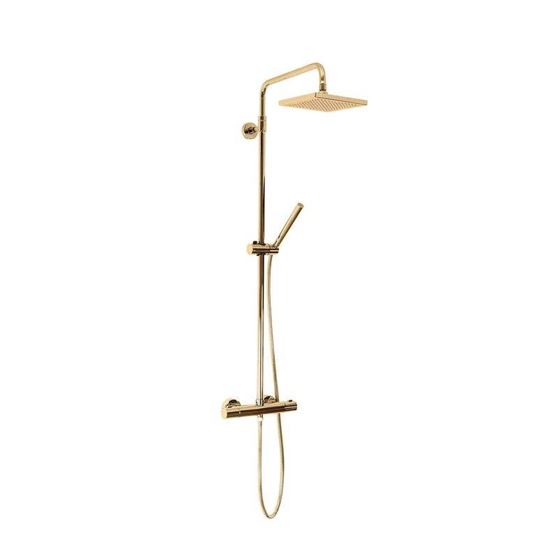 Takduschset LH Turano 200x200 mm 150 cc Guld