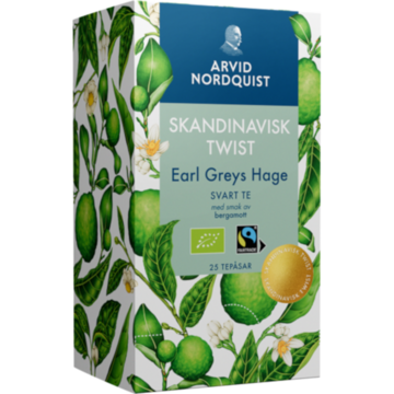 Svart Te Arvid Nordquist Earl Greys Hage Bergamott
