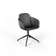 Chair no. One S2 Black Swivel - TERRA Black / Med retursväng