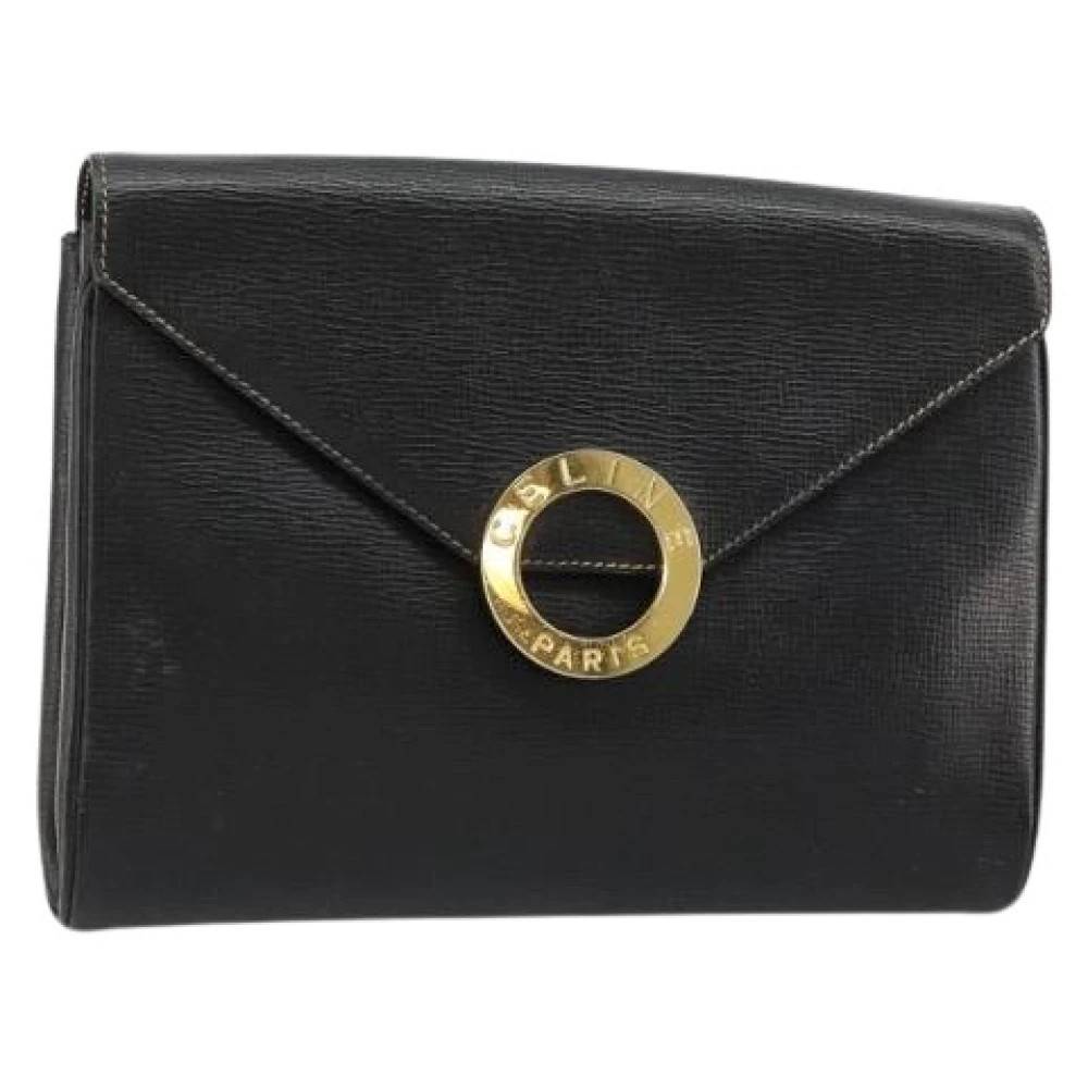 Celine Vintage Pre-owned Vintage Skuldertaske - Vintage - Dame - Sort - ONE SIZE - Uld