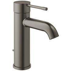 Grohe Essence Waschtischbatterie mit Ablaufgarnitur S-Size, wassersparend, hard graphite gebürstet