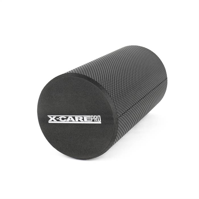 X-Care Foam roller mellemblød, sort 30 x 15 cm.
